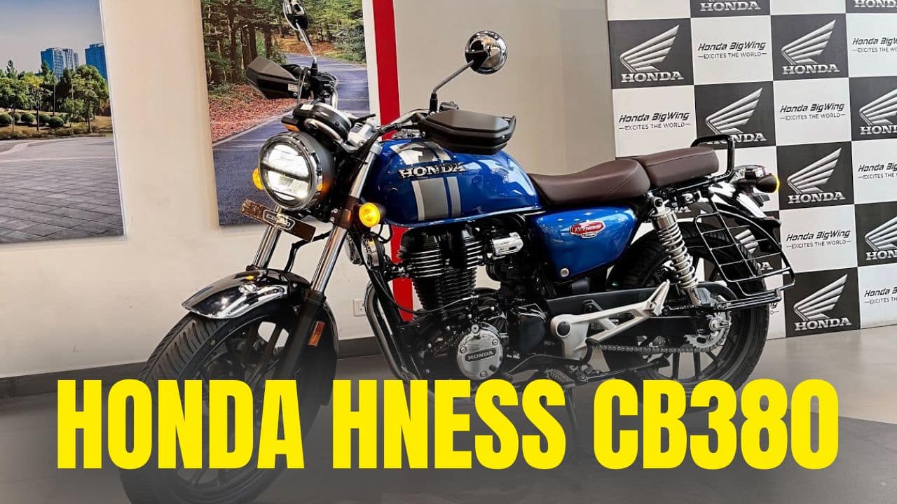 Honda Hness CB380 bike